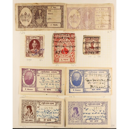 774 - INDIA INDIA & STATES 1860's-1950's MINT & USED ACCUMULATION in box, includes 1912-22 1r incomplete b... 