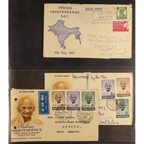 774 - INDIA INDIA & STATES 1860's-1950's MINT & USED ACCUMULATION in box, includes 1912-22 1r incomplete b... 