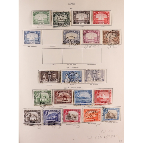 78 - 1937-1952 BRITISH COMMONWEALTH KGVI COLLECTION in well filled Stanley Gibbons King George VI album, ... 