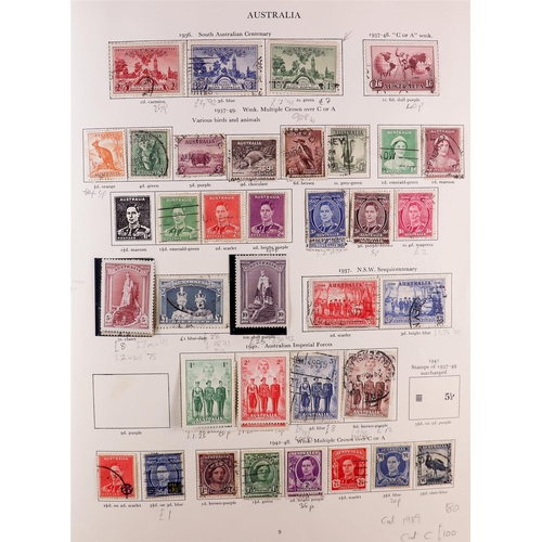 78 - 1937-1952 BRITISH COMMONWEALTH KGVI COLLECTION in well filled Stanley Gibbons King George VI album, ... 