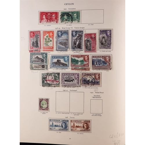 78 - 1937-1952 BRITISH COMMONWEALTH KGVI COLLECTION in well filled Stanley Gibbons King George VI album, ... 