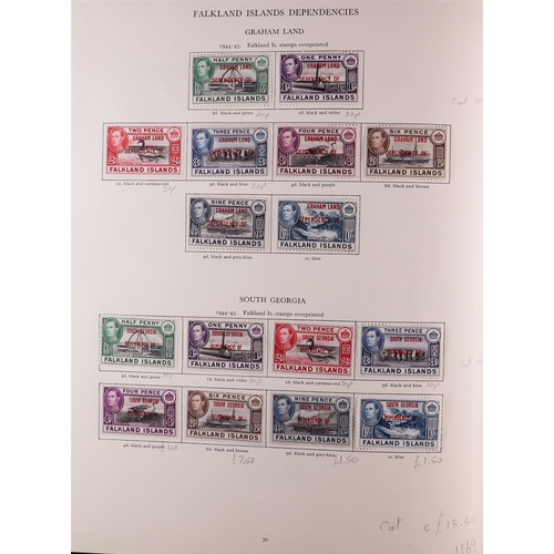 78 - 1937-1952 BRITISH COMMONWEALTH KGVI COLLECTION in well filled Stanley Gibbons King George VI album, ... 