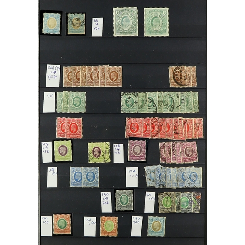 79 - BRITISH AFRICA IN BOX FILE. QV to QEII mint / never hinged mint & used stamps on protective pages, i... 