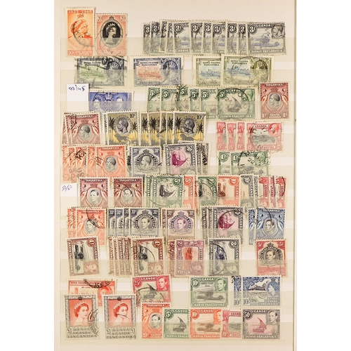 79 - BRITISH AFRICA IN BOX FILE. QV to QEII mint / never hinged mint & used stamps on protective pages, i... 