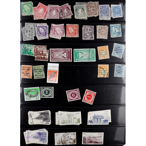 796 - IRELAND 1922-2019 ASSEMBLY includes mostly used stamps (many 100's, stc £400+), 1990-2001 Maximum Ca... 