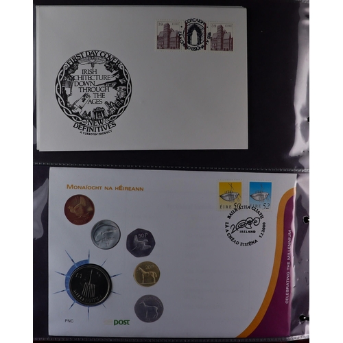 798 - IRELAND 1944-2022 DEFINITIVE ISSUES FIRST DAY COVERS COLLECTION in two albums with many better items... 