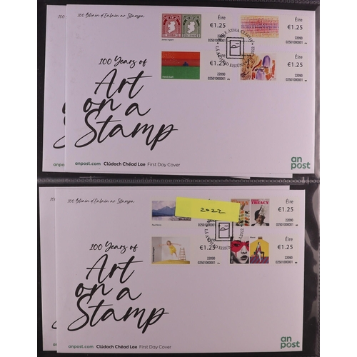 798 - IRELAND 1944-2022 DEFINITIVE ISSUES FIRST DAY COVERS COLLECTION in two albums with many better items... 