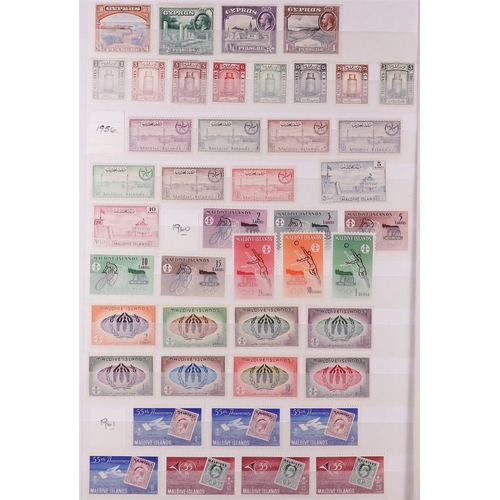 80 - BRITISH COMMONWEALTH COLLECTOR'S ESTATE in two cartons, includes Aden 1951 surchs set mint, Falkland... 