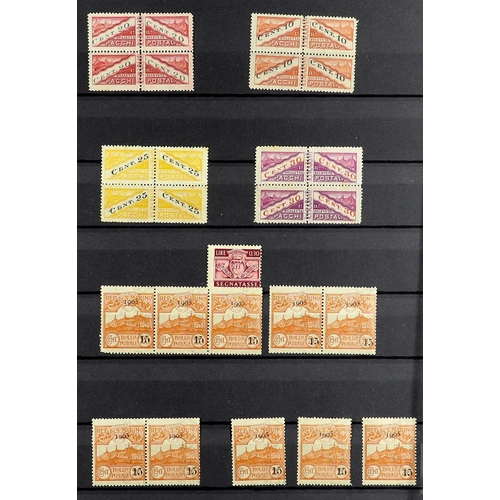 816 - ITALY 1860's - 2000's MINT / NEVER HINGED MINT & USED ASSEMBLY on protective pages, includes small c... 