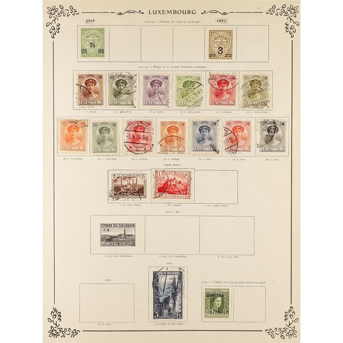 84 - EUROPEAN COLLECTION IN 2 HUGE YVERT ALBUMS with 1860's - 1970's mint & used stamps, strength in Germ... 