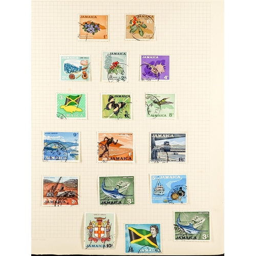 857 - JAMAICA 1945 - 1970 INTERESTING COLLECTION of mint / never hinged mint & used on album pages with go... 