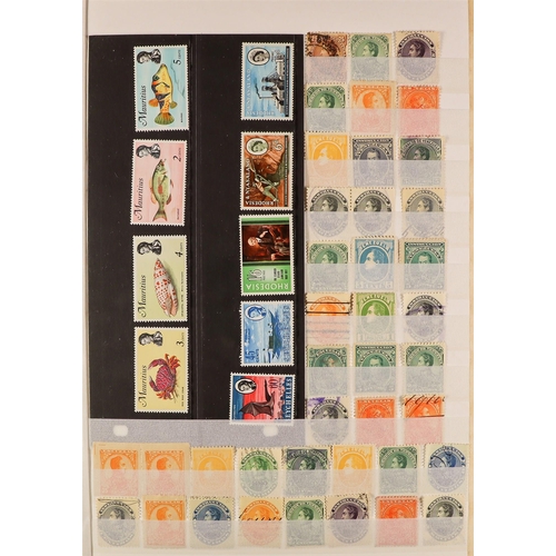 87 - 10 ALBUMS OF WORLD WIDE STAMPS mint & used stamps in 10 albums or stock books, includes an SG 