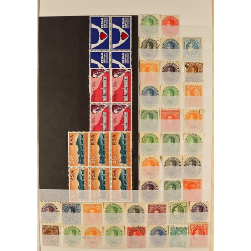 87 - 10 ALBUMS OF WORLD WIDE STAMPS mint & used stamps in 10 albums or stock books, includes an SG 