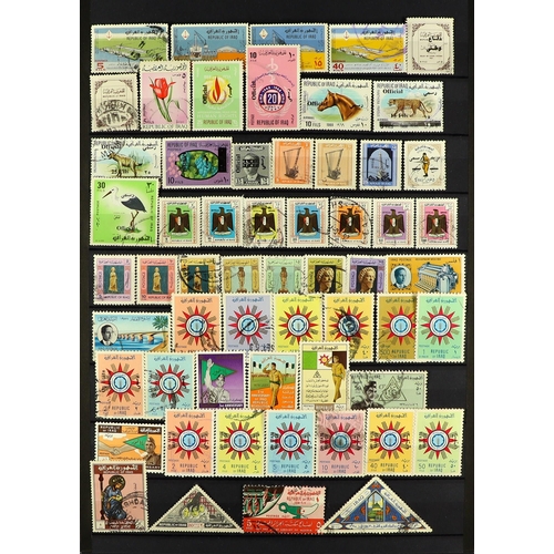 87 - 10 ALBUMS OF WORLD WIDE STAMPS mint & used stamps in 10 albums or stock books, includes an SG 