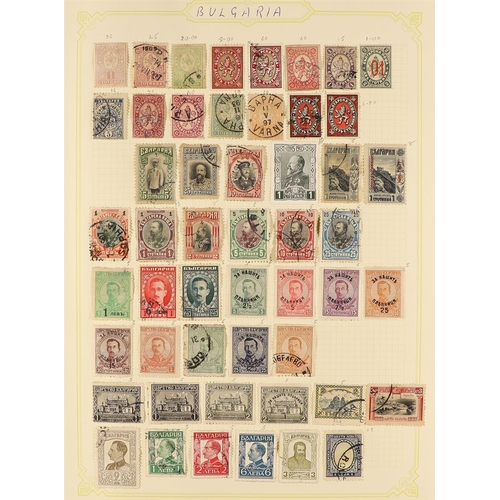 87 - 10 ALBUMS OF WORLD WIDE STAMPS mint & used stamps in 10 albums or stock books, includes an SG 