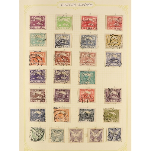 87 - 10 ALBUMS OF WORLD WIDE STAMPS mint & used stamps in 10 albums or stock books, includes an SG 