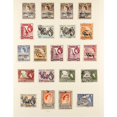 874 - K.U.T. 1890 - 1980 BALANCE OF A SPECIALISED COLLECTION on around 50 album pages, of mint & used stam... 