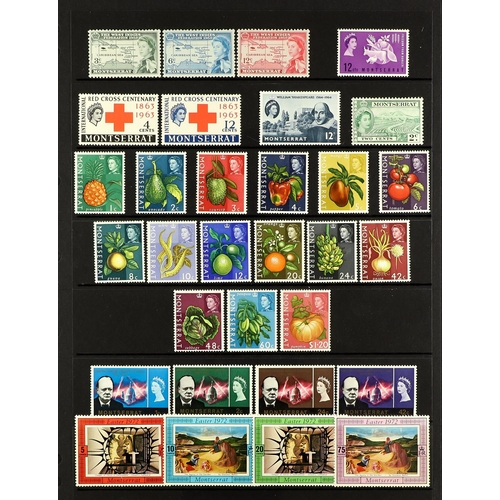 89 - COMMONWEALTH SELECTED MINT, CAT £3000+ sets and items on protective pages includes Ascension 1922 3s... 