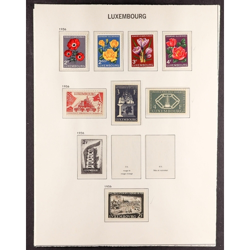 905 - LUXEMBOURG 1944 - 1959 COLLECTION of chiefly never hinged mint sets on album pages, stc £800+ (appro... 