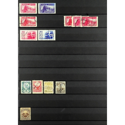 954 - MEXICO 1856 - 1950 COLLECTION of chiefly used stamps on protective pages, note 1856 ½r & 4r, 1861 1r... 