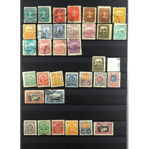 954 - MEXICO 1856 - 1950 COLLECTION of chiefly used stamps on protective pages, note 1856 ½r & 4r, 1861 1r... 