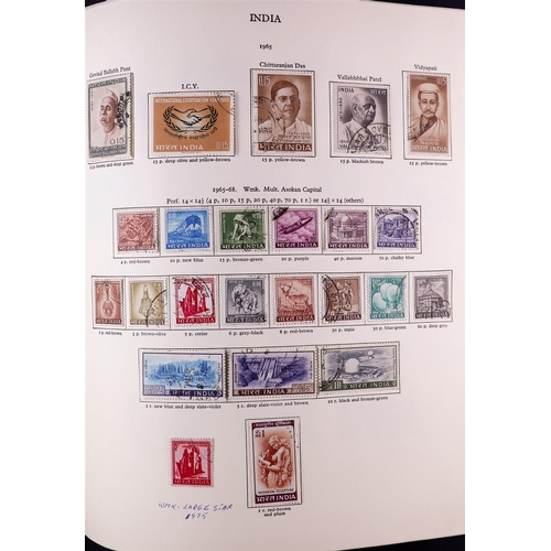 97 - LARGE WORLD COLLECTION 19th Century to 2000's mint & used stamps in 38 Stanley Gibbons Devon albums,... 