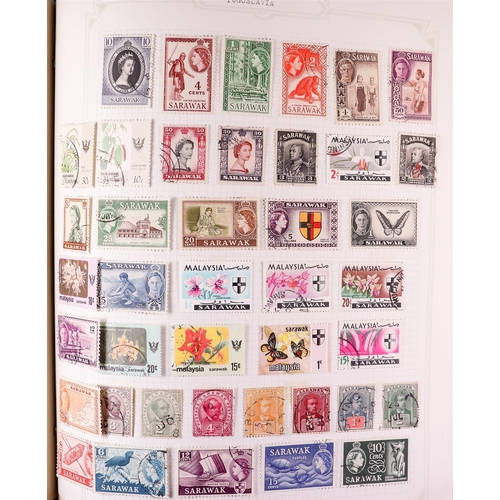 97 - LARGE WORLD COLLECTION 19th Century to 2000's mint & used stamps in 38 Stanley Gibbons Devon albums,... 