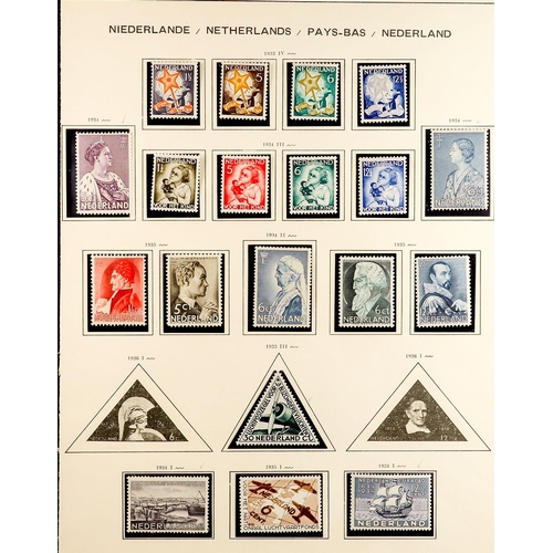 992 - NETHERLANDS 1898 - 1938 MINT COLLECTION on album & protective pages, chiefly complete sets, some nev... 