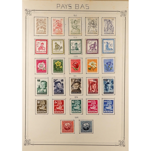 994 - NETHERLANDS 1939 - 1963 MINT COLLECTION on album pages, NVPH cat €1000+ (300+ stamps) Lot 994 (M) [b... 