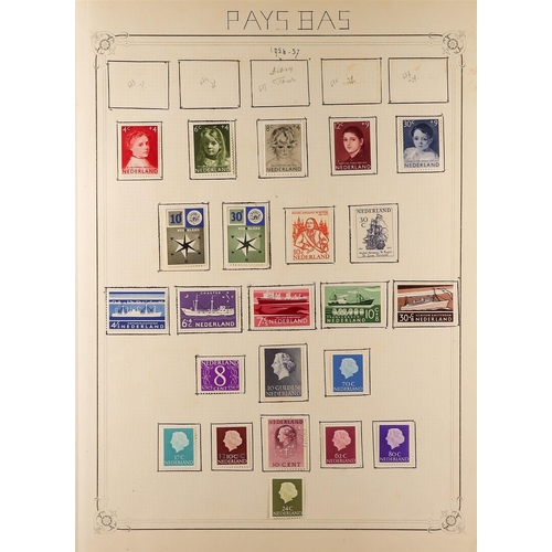 994 - NETHERLANDS 1939 - 1963 MINT COLLECTION on album pages, NVPH cat €1000+ (300+ stamps) Lot 994 (M) [b... 