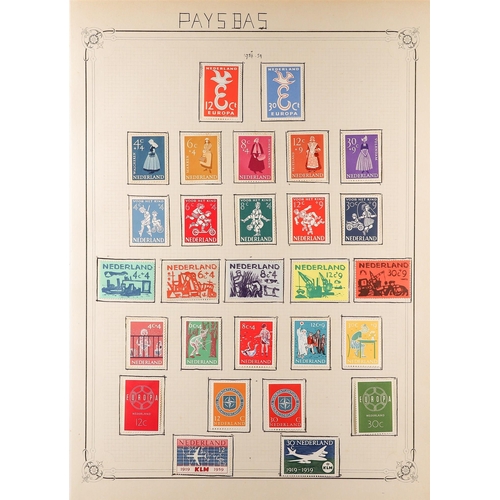 994 - NETHERLANDS 1939 - 1963 MINT COLLECTION on album pages, NVPH cat €1000+ (300+ stamps) Lot 994 (M) [b... 