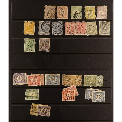 996 - NETHERLANDS CARTON of chiefly used stamps in albums, stock books, on stock cards, loose pages, a sho... 