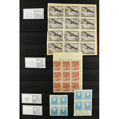 37 - EUROPE + WORLD SELECTED ITEMS, CAT £35,000+. A stock book with sets, 'key' values, varieties, etc. E... 