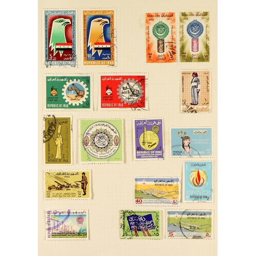 72 - MIDDLE EAST COLLECTION over 2000 stamps & 150 miniature sheets on album pages, spans the 1890's to 1... 