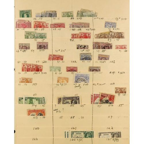 75 - COMMONWEALTH 1860's - 1990's MOSTLY USED STOCK with light duplication on manilla stock pages, note A... 