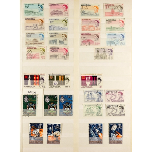 203 - ANTIGUA & BARBUDA 1863 - 1969 USED COLLECTION presented on various pages, note many sets and an exte... 