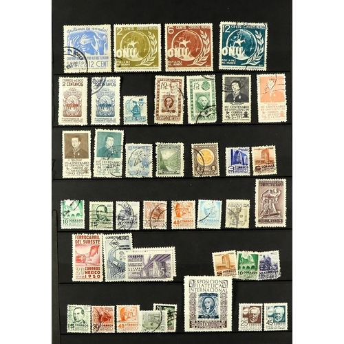 1000 - MEXICO ACCUMULATION IN LARGE BOX an extensive holding of mint / never hinged mint & used stamps in a... 