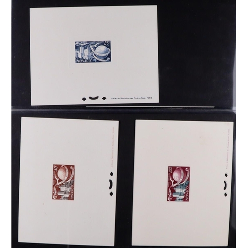 1003 - MONACO 1949 UPU Anniversary group of 17 specialised items including Postage & Air sets imperf never ... 