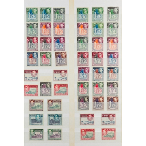 104 - COMMONWEALTH 1860's-1960's mint & used collection in 12 stockbooks, includes Br Honduras 1938-47 set... 