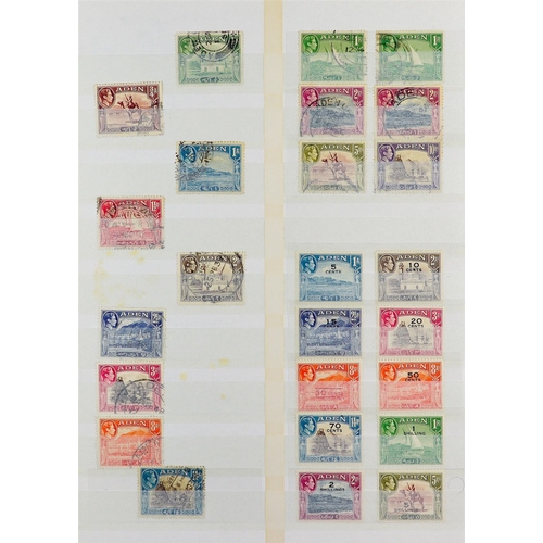 104 - COMMONWEALTH 1860's-1960's mint & used collection in 12 stockbooks, includes Br Honduras 1938-47 set... 