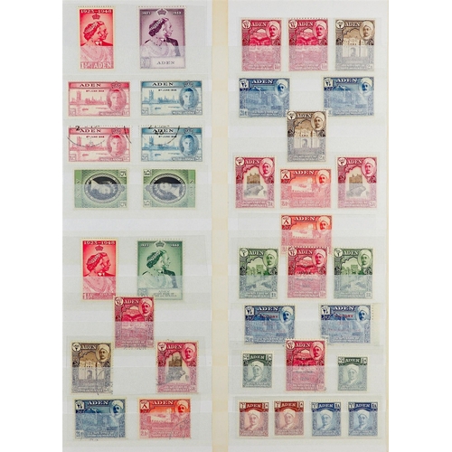 104 - COMMONWEALTH 1860's-1960's mint & used collection in 12 stockbooks, includes Br Honduras 1938-47 set... 