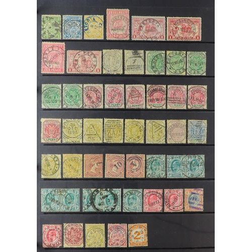 106 - COMMONWEALTH CANCELLATIONS COLLECTION. A collection of QV to KGVI stamps selected for attractive pos... 