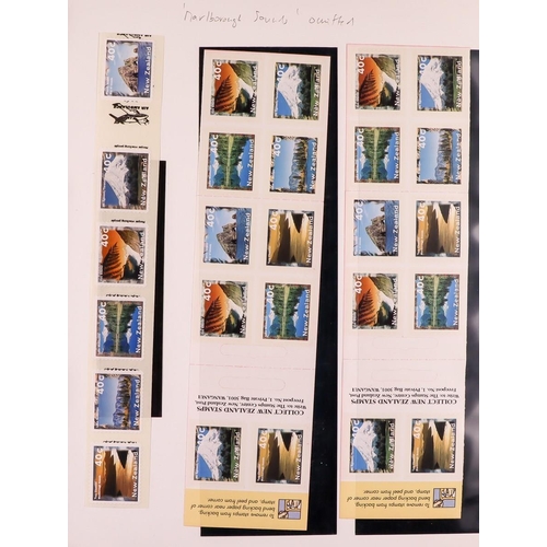 1064 - NEW ZEALAND 1898-2010 MINT & NEVER HINGED MINT COLLECTION in four albums, never hinged mint from lat... 