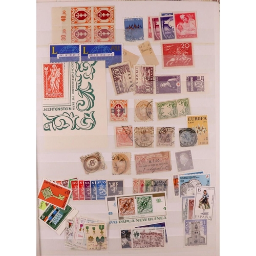 109 - WORLD ON PAGES All periods mint (many never hinged) and used stamps on various pages in four cartons... 