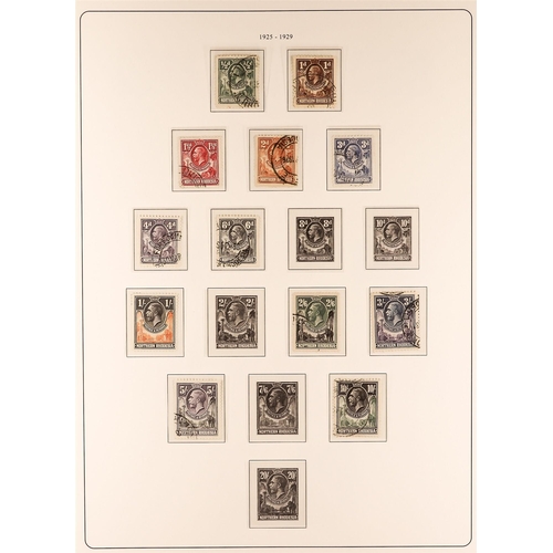 1116 - NORTHERN RHODESIA 1925 - 1963 COLLECTION of mint & used stamps, note 1925-29 values to 10s (this wit... 