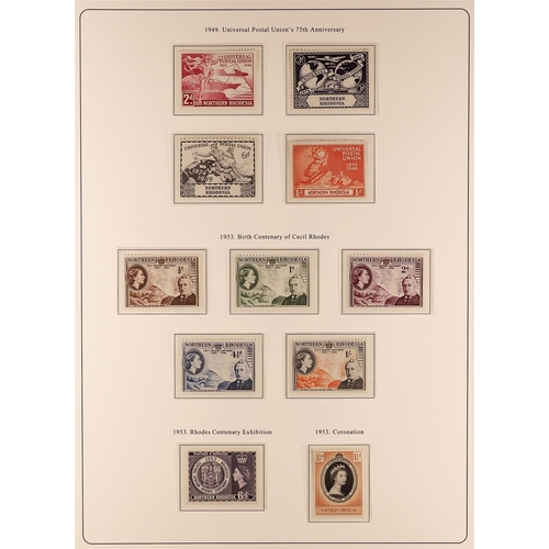 1116 - NORTHERN RHODESIA 1925 - 1963 COLLECTION of mint & used stamps, note 1925-29 values to 10s (this wit... 