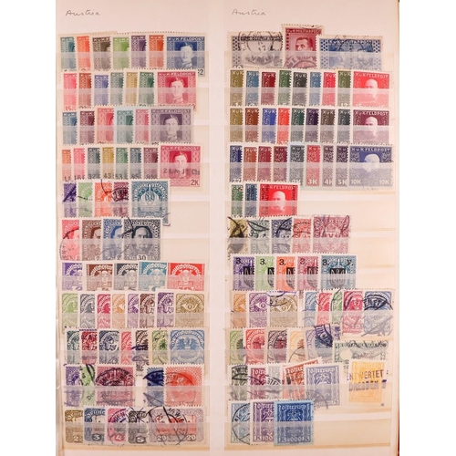 112 - COLLECTOR'S ESTATE IN TWO CARTONS All periods mint & used stamps in 30+ stockbooks & binders, includ... 