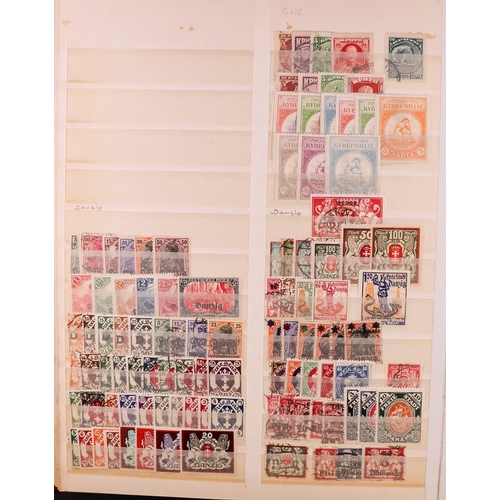 112 - COLLECTOR'S ESTATE IN TWO CARTONS All periods mint & used stamps in 30+ stockbooks & binders, includ... 