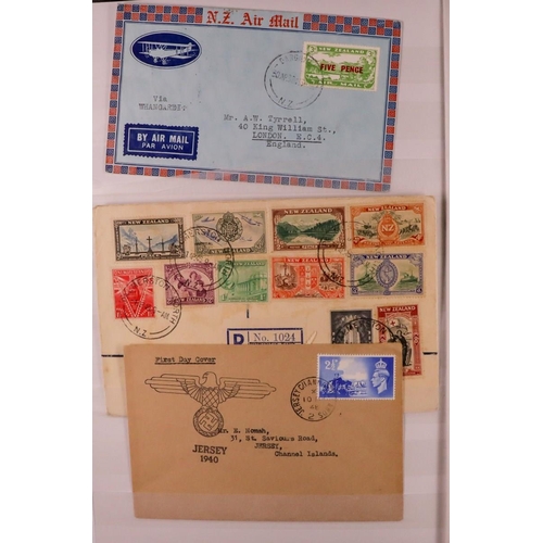 115 - WORLD RANGES in two stockbooks, includes Great Britain QV covers incl pre-stamp mail, 1911-13 2s6d m... 