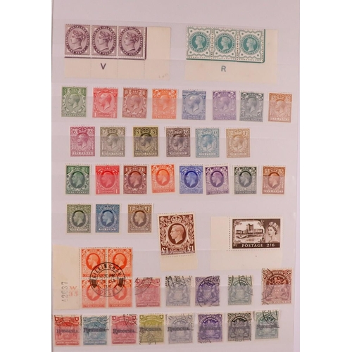 115 - WORLD RANGES in two stockbooks, includes Great Britain QV covers incl pre-stamp mail, 1911-13 2s6d m... 